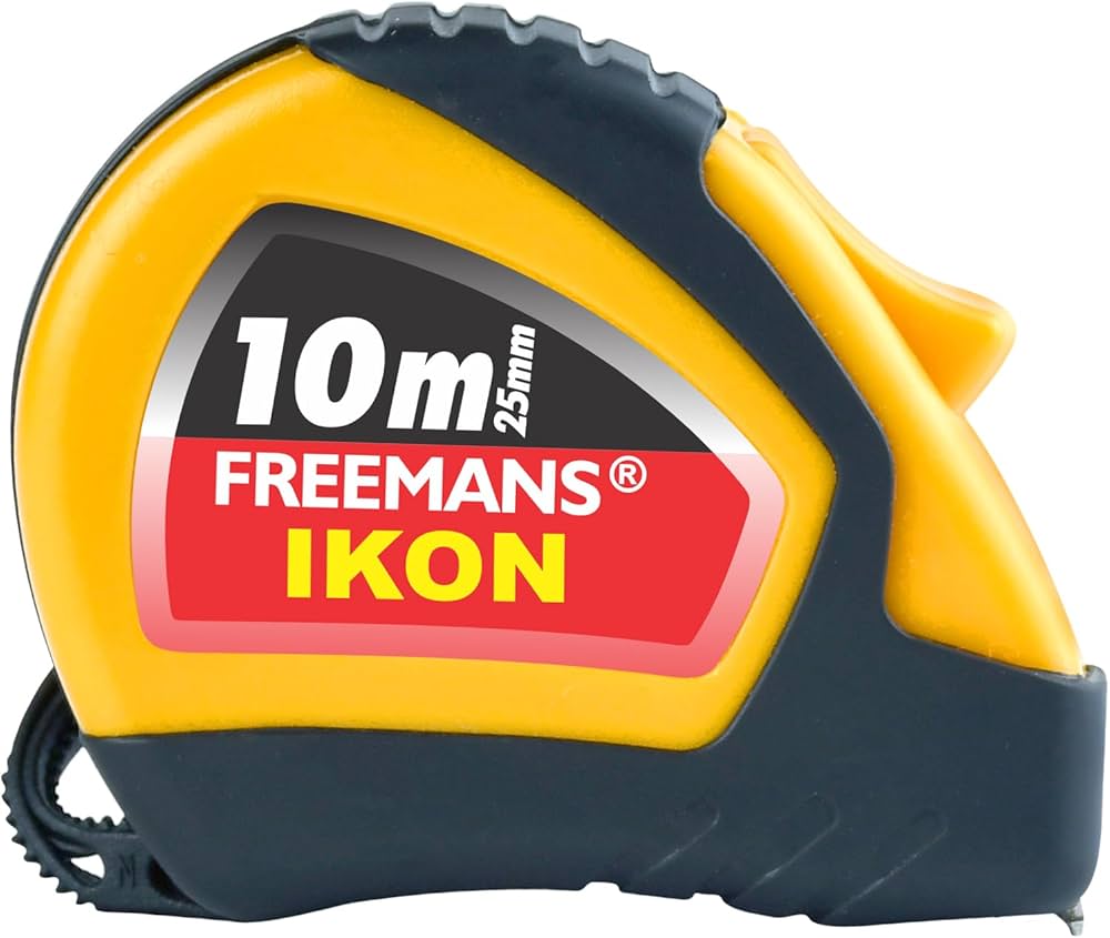 Freemans IKON 10M/25mm Measuring Tape for Multi Purpose