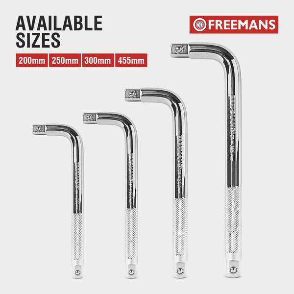 Freemans 1/2 Inch Drive T-Handle Socket Wrench DLH-12 | Heavy Duty (Available in 200mm to 455mm)