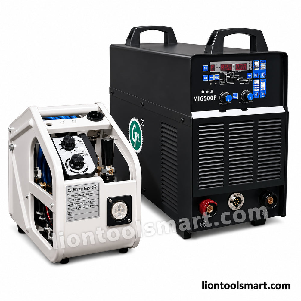 GB Kore MIG 500P Welding Machine Full Set with Trolley & Water Tank | 500A 3 Phase Pulse MIG/MAG IGBT Inverter Welder