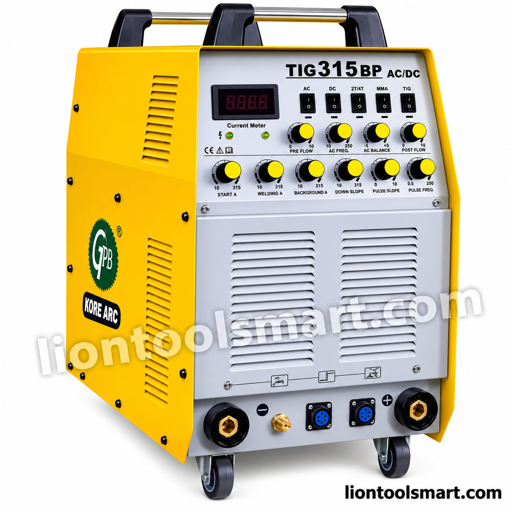 GB Kore TIG 315P AC/DC Welding Machine | 315A IGBT Pulse TIG & MMA Inverter Welder
