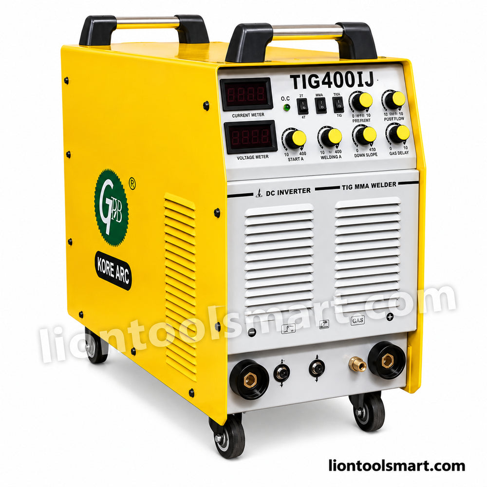 GB Kore TIG 400IJ IGBT MOSFET Welding Machine | 400A 3 Phase TIG & MMA Inverter Welder