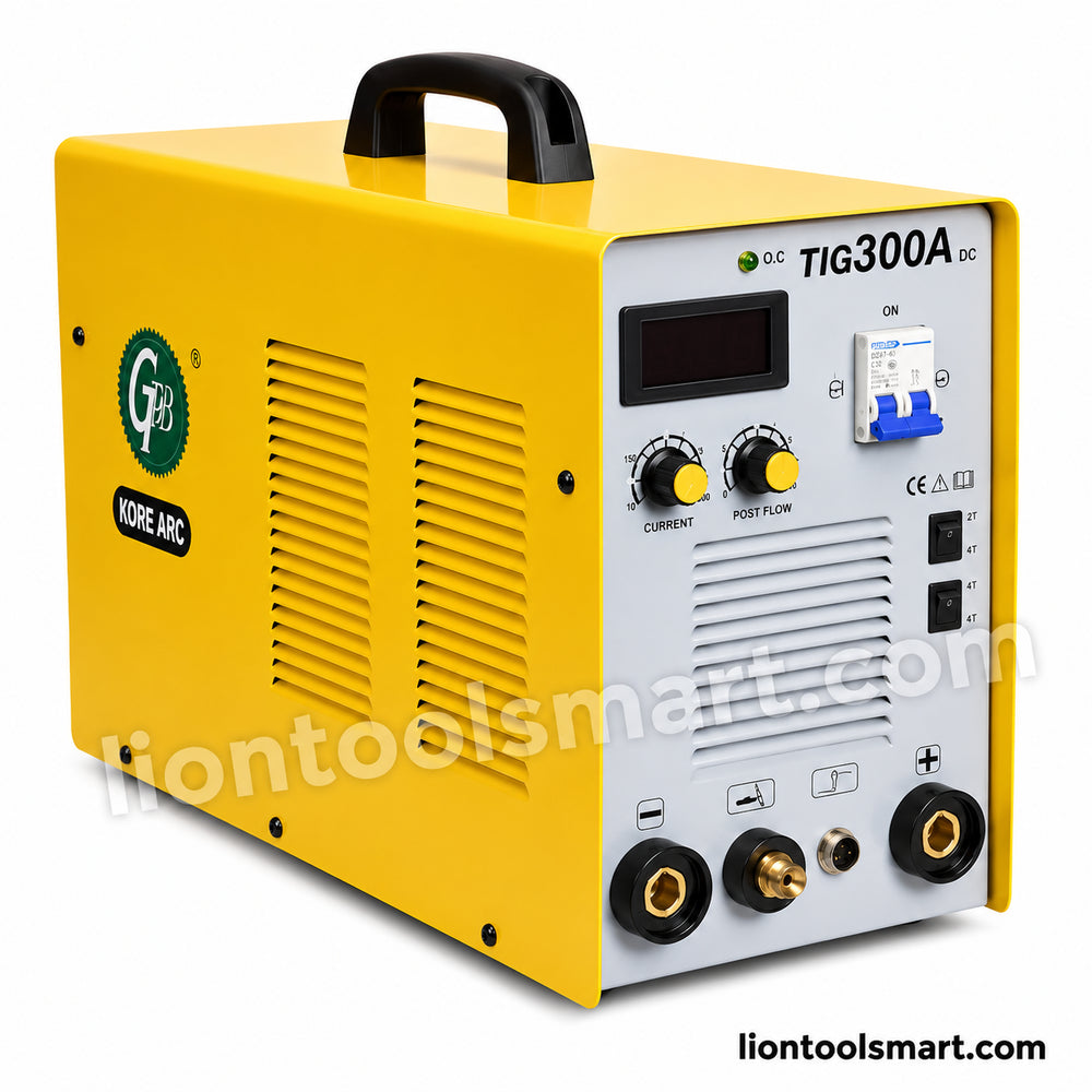 GB Kore TIG 300A 3 Phase Welding Machine | 300A IGBT TIG & MMA Inverter Welder