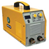 GB ARC 300 HD welding machine, yellow and gray in color, with control knobs and connectors at the front. Lightweight, portable ARC inverter welder ideal for upholstery industry, high-altitude field work, fabrication, and industrial welding applications.