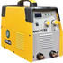 GB ARC 315-L Heavy Duty Welding Machine with Advanced IGBT Technology. High-performance ARC inverter welder featuring VRD safety, ARC Force control, and energy-efficient operation for industrial welding applications. Yellow and gray GB ARC 315-L welding machine with dials and a digital display on top, set against a plain background.