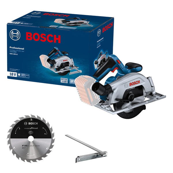 BOSCH CORDLESS CIRCULAR SAW GKS 185 LI 165MM 18V