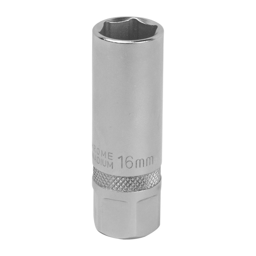Groz 1/2 Inch 16mm Hex Spark Plug Socket SKT/1-2/SP/16/UG | Automotive, Motorcycle, Workshop & Engine Maintenance Applications