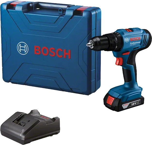 Bosch GSB 183-Li 18V Cordless Impact Drill/Drivers Kit (With One 2.0Ah Battery)