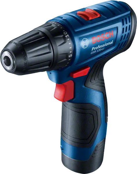 Bosch GSR 120-Li 10MM Professional 12V Cordless Drill Driver with 1 x Battery GBA12V, Charger | 15000RPM