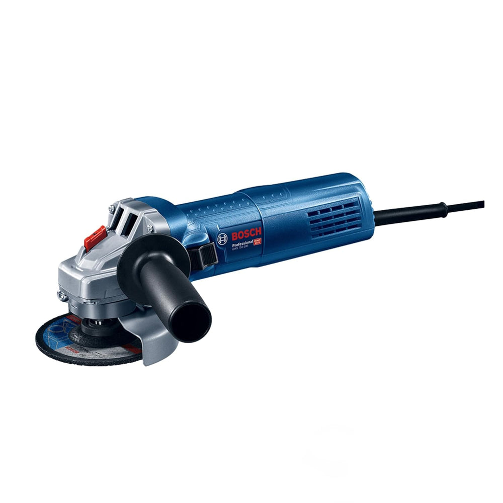 Bosch GWS750-100 4Inch Angle Grinder with Anti-Rotation Guard | 750W, Blue