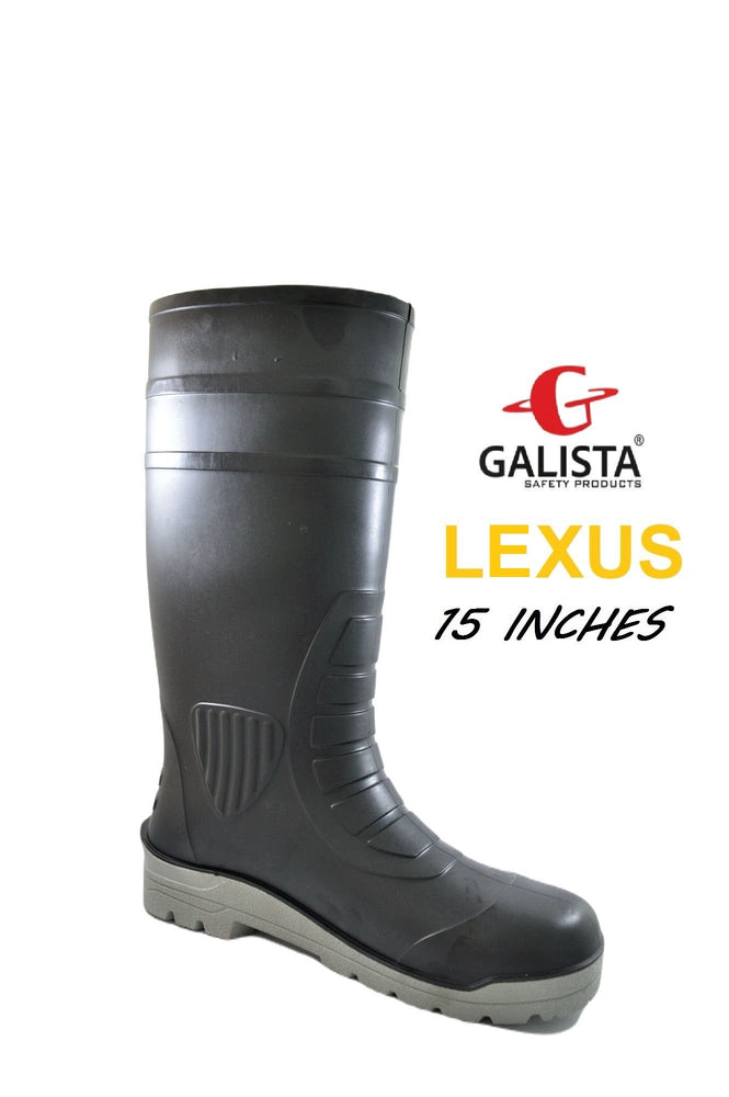 Galista Lexus Safety Gumboot | Industrial Safety, Construction, Agriculture, Factory, Workshop & Wet-Work Protection Applications