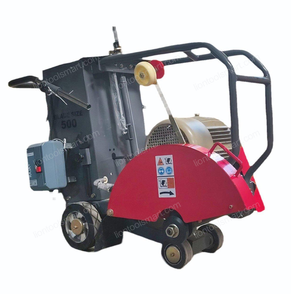 Lion 20 Inch Groove Cutter with Crompton Greaves 10HP 3 Phase Motor | Electric Road & Concrete Cutting Machine