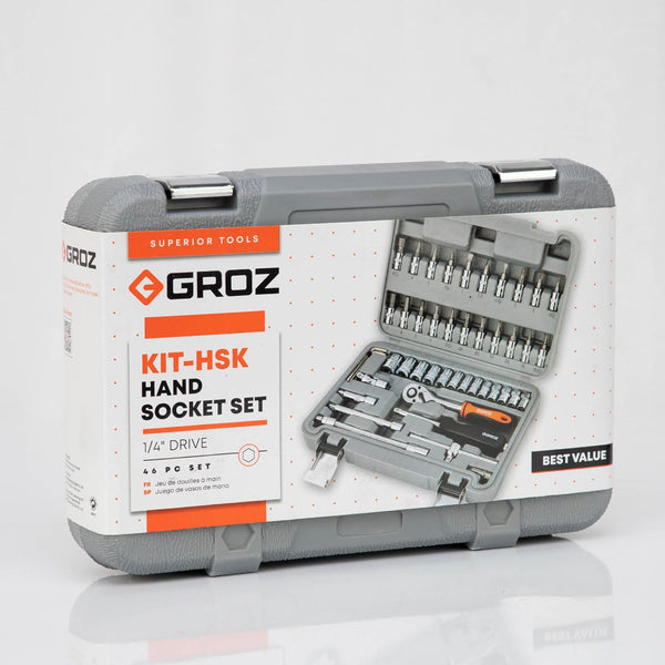 Groz, Groz HSK/1-4/46, HSK/1-4/46, 46Pcs Socket Set, 46 Piece Socket Set, 1/4 Inch Socket Set, 1/4 Inch Drive Socket Set, Socket Set, Socket Wrench Set, Automotive Socket Set, Car Socket Set, Garage Socket Set, Workshop Socket Set, Mechanical Socket Set, Tool Set, Hand Tool Set, Machinery Tool Set, Industrial Socket Set, DIY Socket Set, Repair Tool Set, 1/4 Drive Tool Set, Groz Tools, Automotive Hand Tools, Socket Set Online, Buy Socket Set Online, Lion Tools Mart