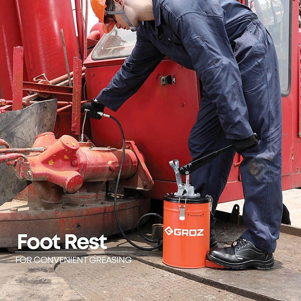 Groz, Groz VGP/10A, VGP/10A, Bucket Grease Pump, 10 Kg Grease Pump, 10 Kg Bucket Grease Pump, Hand Operated Grease Pump, High Pressure Grease Pump, High Volume Grease Pump, Manual Grease Pump, Lubrication Pump, Grease Pump Without Wheels, Groz Grease Pump, Agricultural Grease Pump, Automotive Grease Pump, Construction Grease Pump, Industrial Grease Pump, Heavy Duty Grease Pump, NLGI Grease Pump, Grease Pump 4000 PSI, Grease Pump 275 Bar, Grease Pump Online, Buy Grease Pump Online, Lion Tools Mart