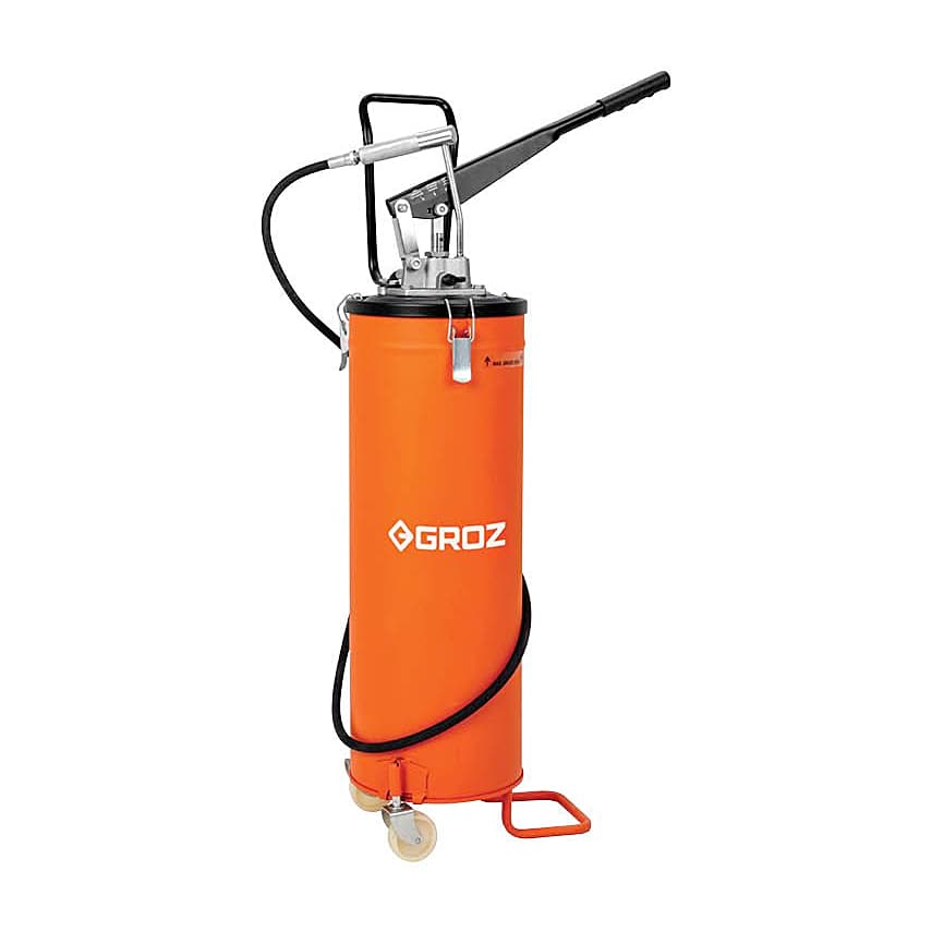 Groz 20Kg Bucket Grease Pump VGP/20 | Automotive, Agriculture, Construction, Industrial & Heavy Equipment Lubrication Applications