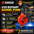 Groz V25, Rotary barrel pump, Groz barrel pump, Oil transfer pump, Drum pump, Barrel oil pump, Rotary oil pump, Dual direction pump, 1 inch barrel pump, 5L/20 turns pump, Diesel transfer pump, Motor oil pump, Lubricating oil pump, Hand operated oil pump, Industrial barrel pump, Drum transfer pump