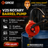Groz V25 Rotary Barrel Pump (Dual Directional, 1" Inlet) – For 15 to 55 Gallon Drums