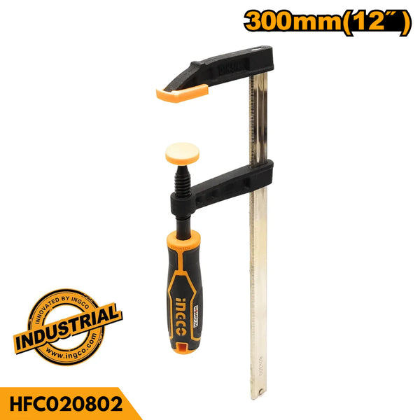 Ingco HFC020802 80x300mm F-Clamp with Plastic Handle