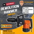 HITMIN HMH 60A Demolition Hammer 1500W 10.6KG for industrial concrete breaking - Lion Tools Mart