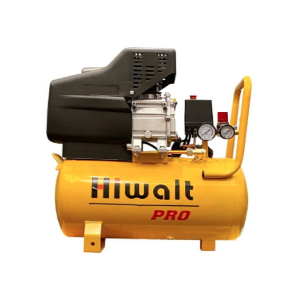 Hiwalt Pro 50L Oil Type Air Compressor | 2HP 1.5kW 2880RPM Compressor with 8 Bar / 116 PSI Pressure for Workshop, Painting & Pneumatic Tools