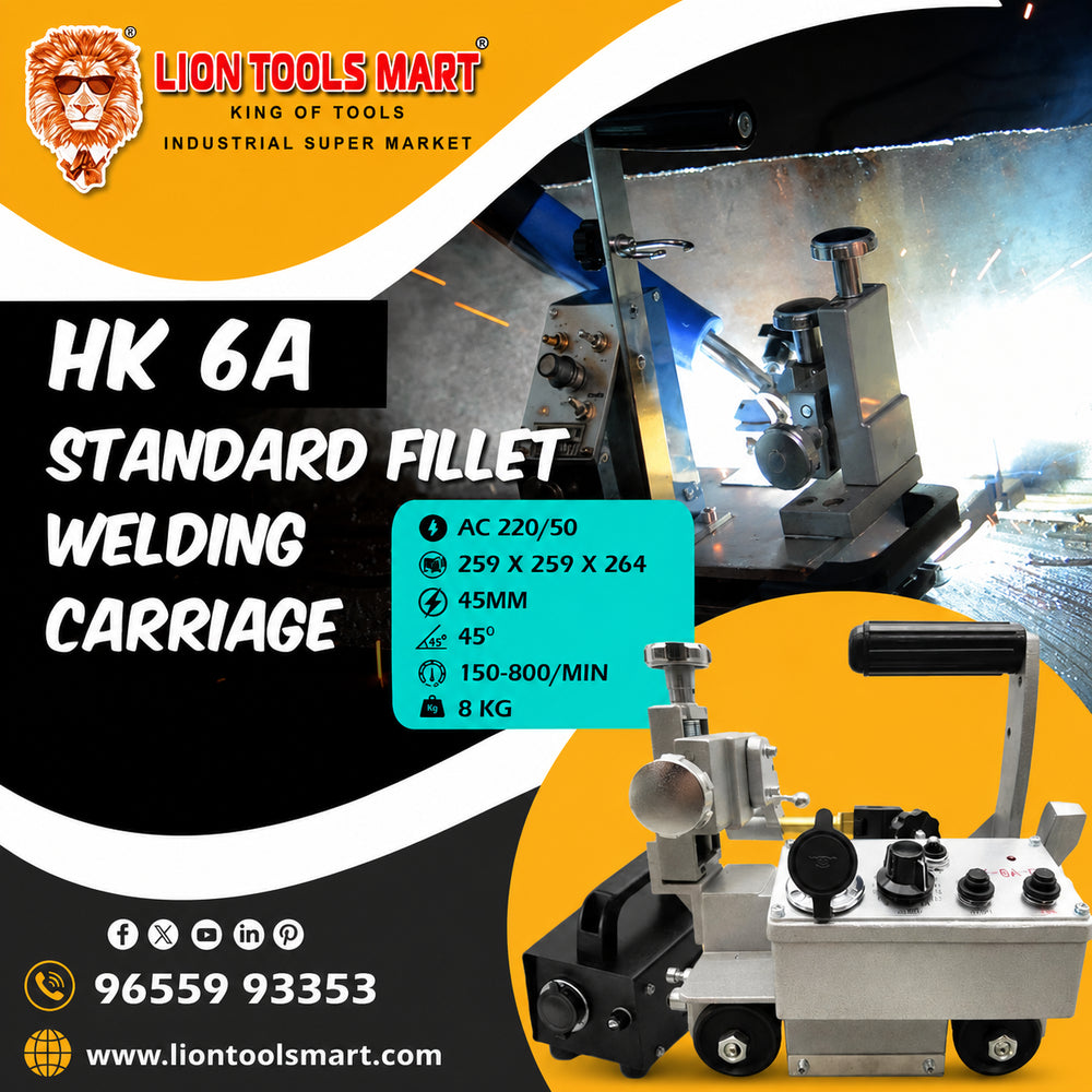HK 6A Standard Fillet Welding Carriage - Automatic Magnetic Fillet Welder