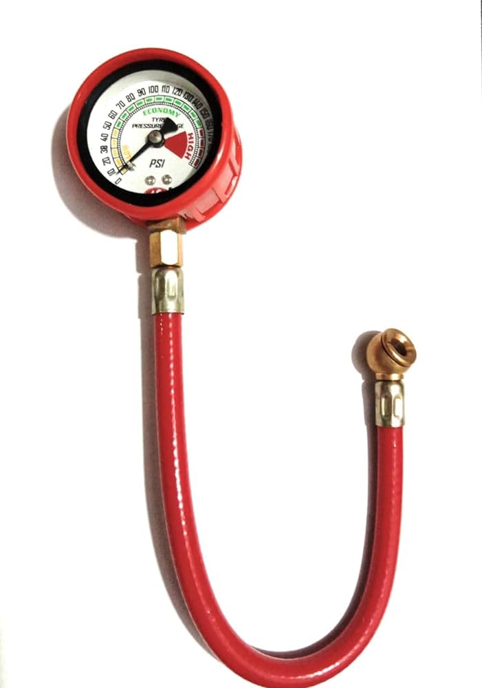 MAC-1 HOSE TYPE PRESSURE GAUGE 2.5-INCH