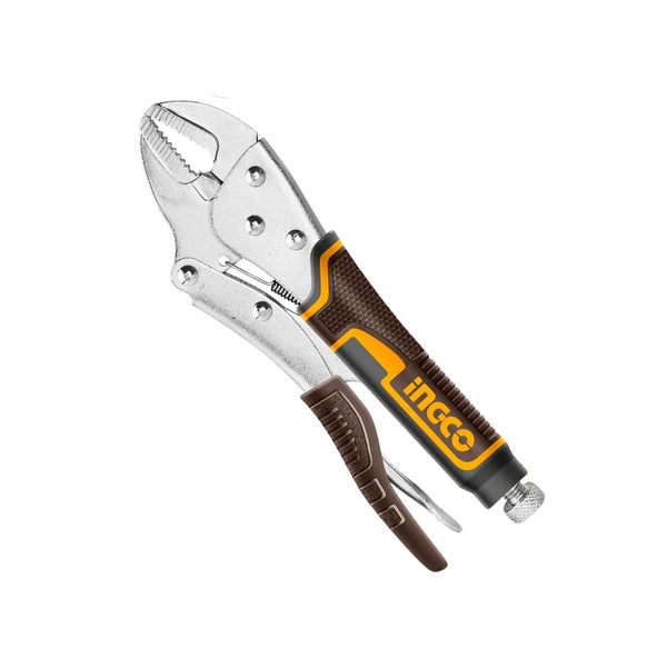 Ingco 10 Inch Straight Jaw Plier Upto 50mm HSJP0110 | Heavy Duty Grip Locking Plier