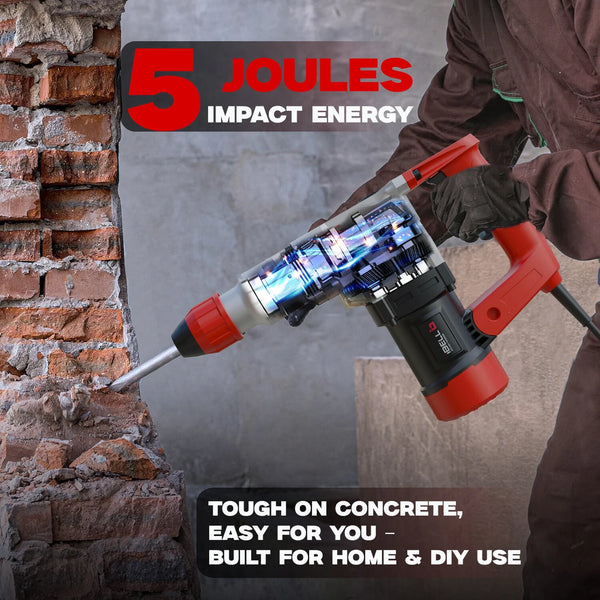 iBELL 26mm Rotary Hammer RH28-101 | 1050W SDS Plus Demolition & Drilling Machine