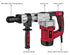 iBELL 6.5Kg Demolition Hammer DH20-30 | 1300W Hex Chuck Concrete Breaker with Anti-Vibration Handle