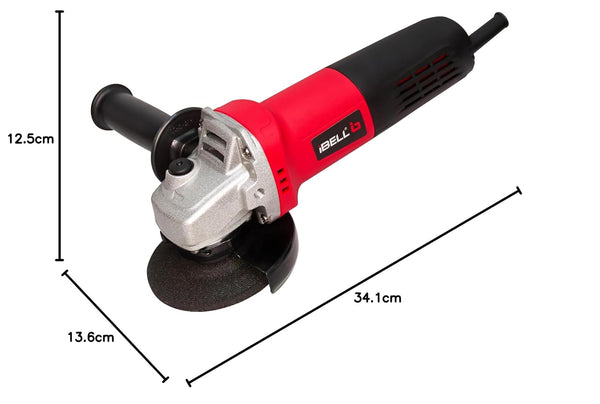 iBELL Angle Grinder 100mm (4 Inch) 720W AG10-72 | Compact Metal Cutting & Grinding Machine