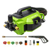 iBELL iGreen 650 High-Pressure Washer, 2550W Induction Motor, 180 Bar, 7.9 L/min, 8 m Metal Net Hose, Turbo Nozzle, 100% Copper Winding