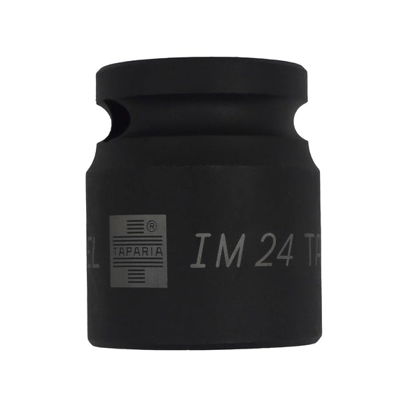 Taparia Impact Socket 12.7mm (1/2 Inch) Square Drive Flank Drive (Hexagonal) | Heavy Duty Cr-Mo Impact Socket