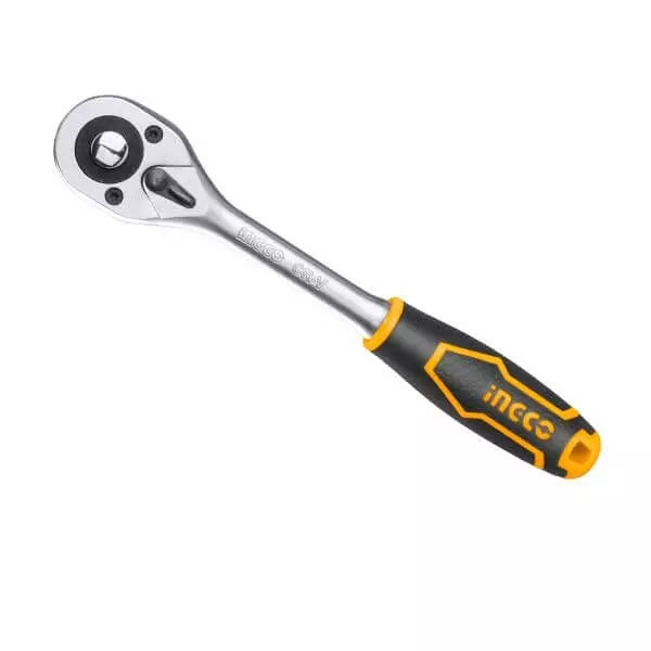 Ingco 1/2 Inch Extendable Ratchet Wrench HRTH08128L | 72T Adjustable Telescopic Ratchet Handle 340–450mm for Automotive, Mechanical, Workshop & Industrial Applications