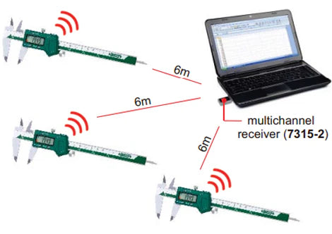 Insize Digital Calipers 0-200MM/0-8Inch 1113-200 | Electronic Precision Measuring Tool