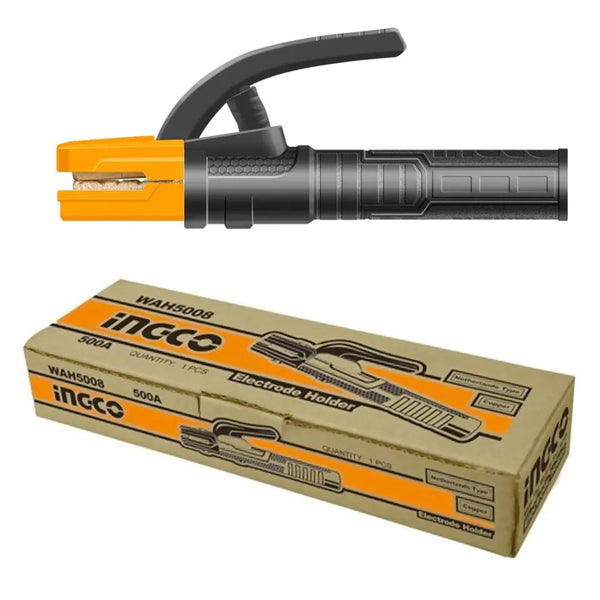 Ingco 500A Welding Electrode Holder WAH5008 | Heavy Duty Copper Electrode Clamp for MMA Welding