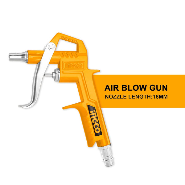 Ingco 5Pcs Air Tools Set AKT0053-3 | Includes 4m Recoil Hose, Air Washing Gun, Air Spray Gun, Air Tire Inflating Gun, Nitto Type Connector