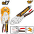 Ingco 10Inch External Curved Jaw Locking Plier HCJLW0110 | Heavy Duty Cr-V Vice Grip Plier