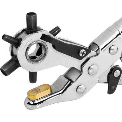 Ingco HLHP028 9Inch Leather Hole Punch with 6 Different Rotatable Sizes