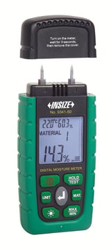 Insize Digital Moisture Meter 9341-50 | Wood & Material Moisture Tester