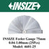 Insize Feeler Gauge 0.04-1.00mm 4601-25 | Precision Thickness Measuring Tool | Stainless Steel Measuring Gauge