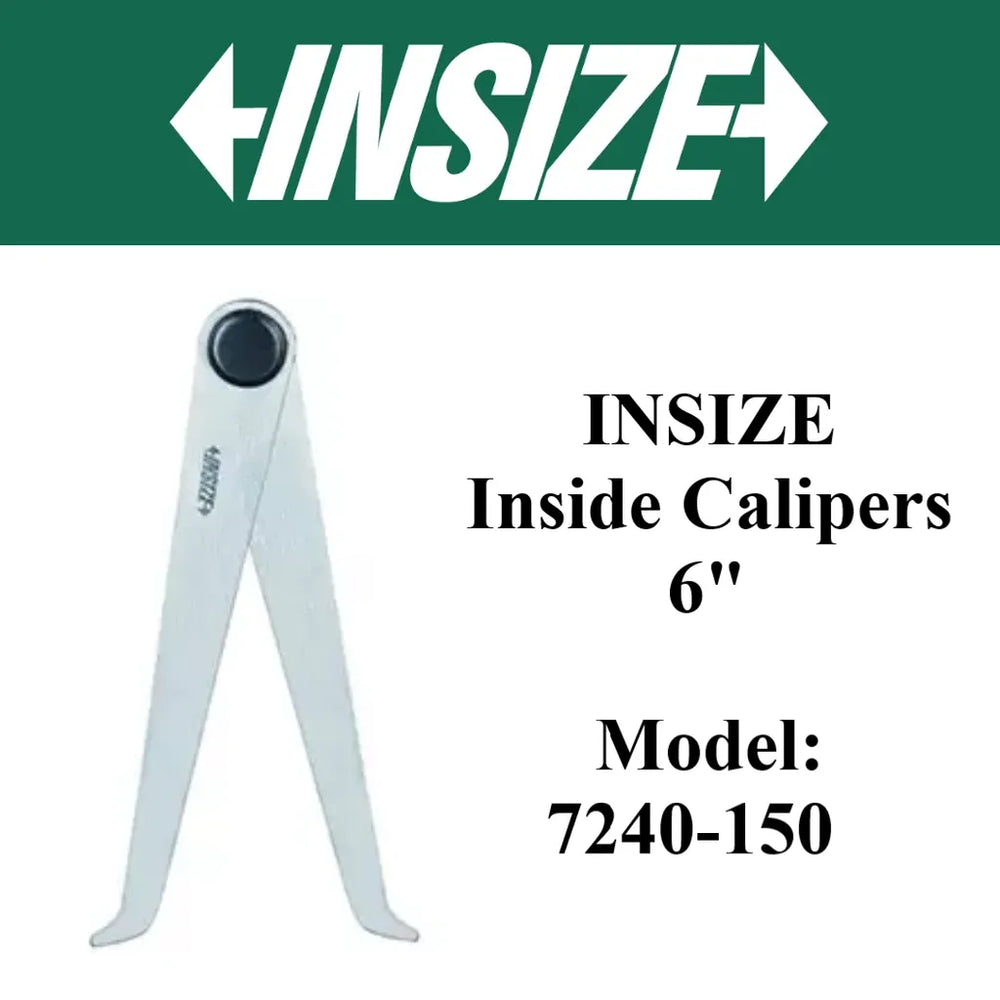 Insize Inside Calipers 17-200mm 7240-200 | Precision External Measuring Tool