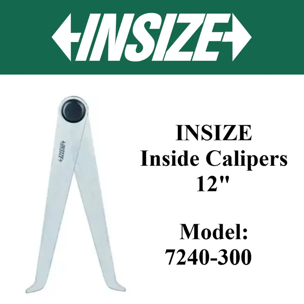 Insize Inside Calipers 18-300mm 7240-300 | Precision External Measuring Tool