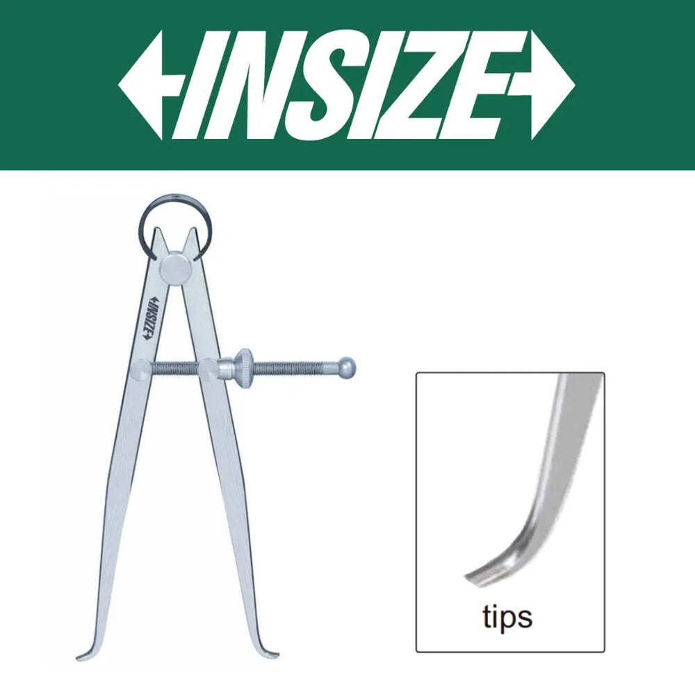 Insize Inside Spring Calipers 30-300mm 7261-300 | Precision Internal Measuring Tool