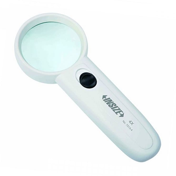 Insize Magnifiers with Illumination 4X 7513-4 | Precision Optical Inspection Magnifier