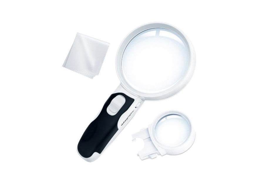 Insize Magnifier with Two Lenses 7522-610 | Precision Dual Lens Inspection Magnifier