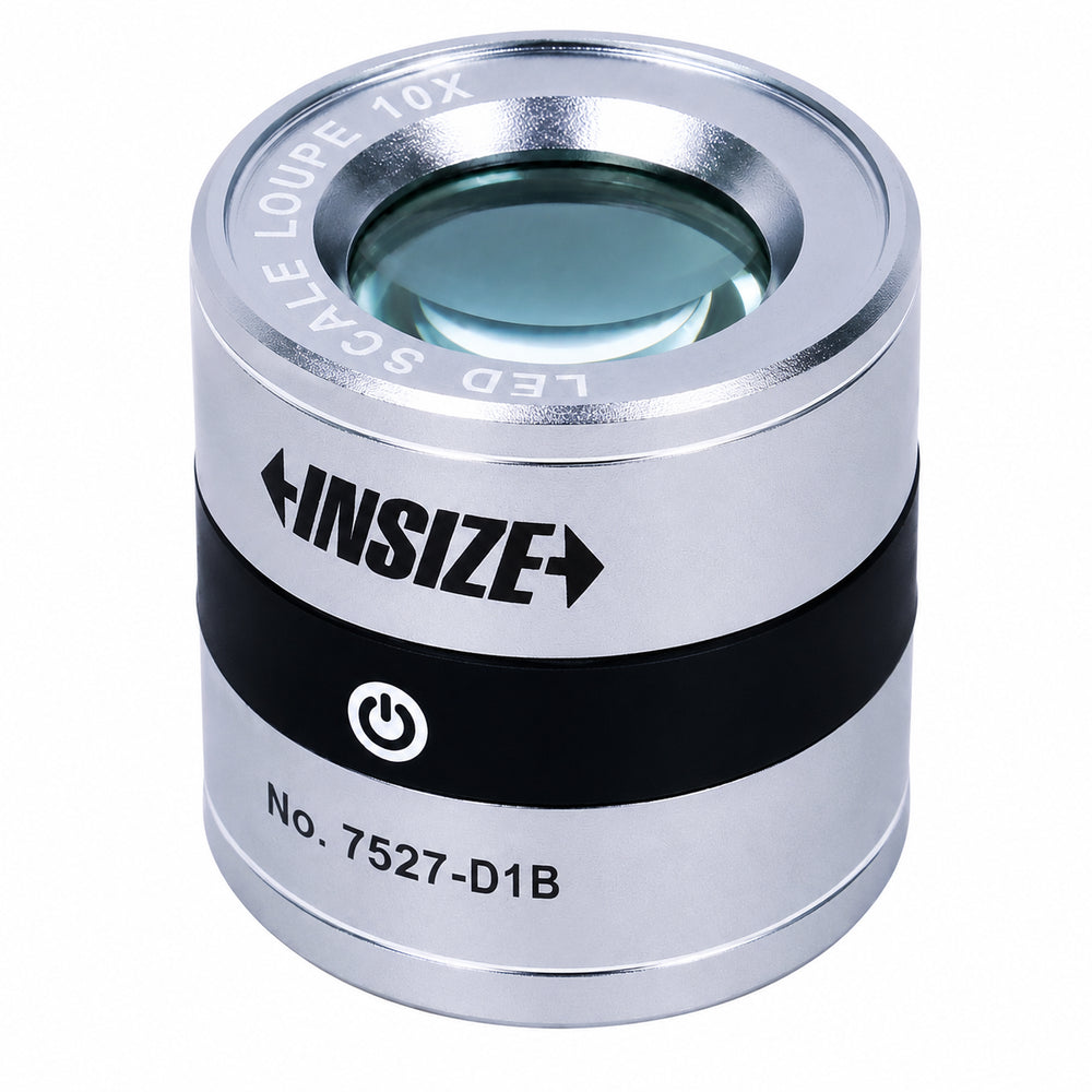 Insize Measuring Magnifiers with Illumination 7527-D1B | Precision Inspection Magnifier