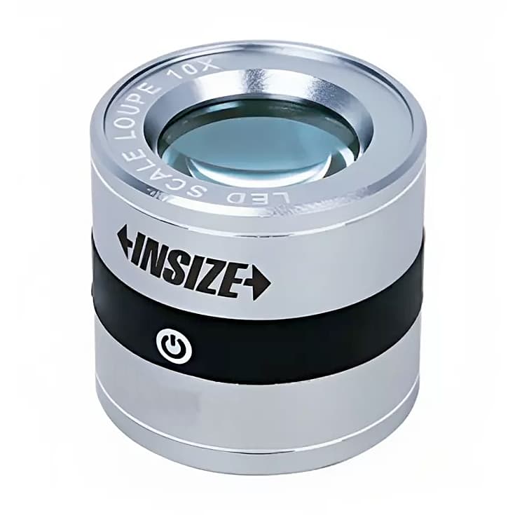 Insize Measuring Magnifiers with Illumination 7527-D1 | Precision Inspection Magnifier