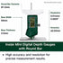 Insize Mini Digital Depth Gauges with Round Bar 0-25mm/0-1Inch 1140-25WL | Precision Electronic Measuring Tool