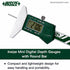Insize Mini Digital Depth Gauges with Round Bar 0-150mm/0-6Inch 1140-150WL | Precision Electronic Measuring Tool