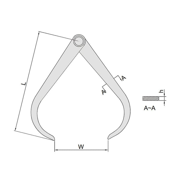 Insize Outside Calipers 0-150mm 7241-150 | Precision External Measuring Tool