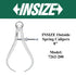 Insize Outside Spring Calipers 0-200mm 7262-200 | Precision Internal Measuring Tool